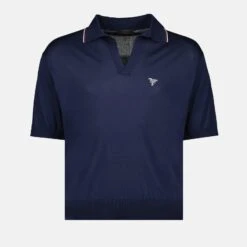 Prada Silk Polo Shirt