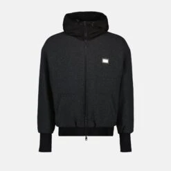 Dolce & Gabbana Logo Plaque Bomber Jacket