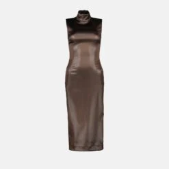 Dolce & Gabbana Shiny Satin Dress