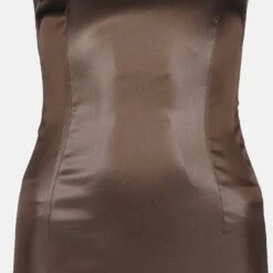 Dolce & Gabbana Shiny Satin Dress -Fashion Clothing Store 000013120634 2