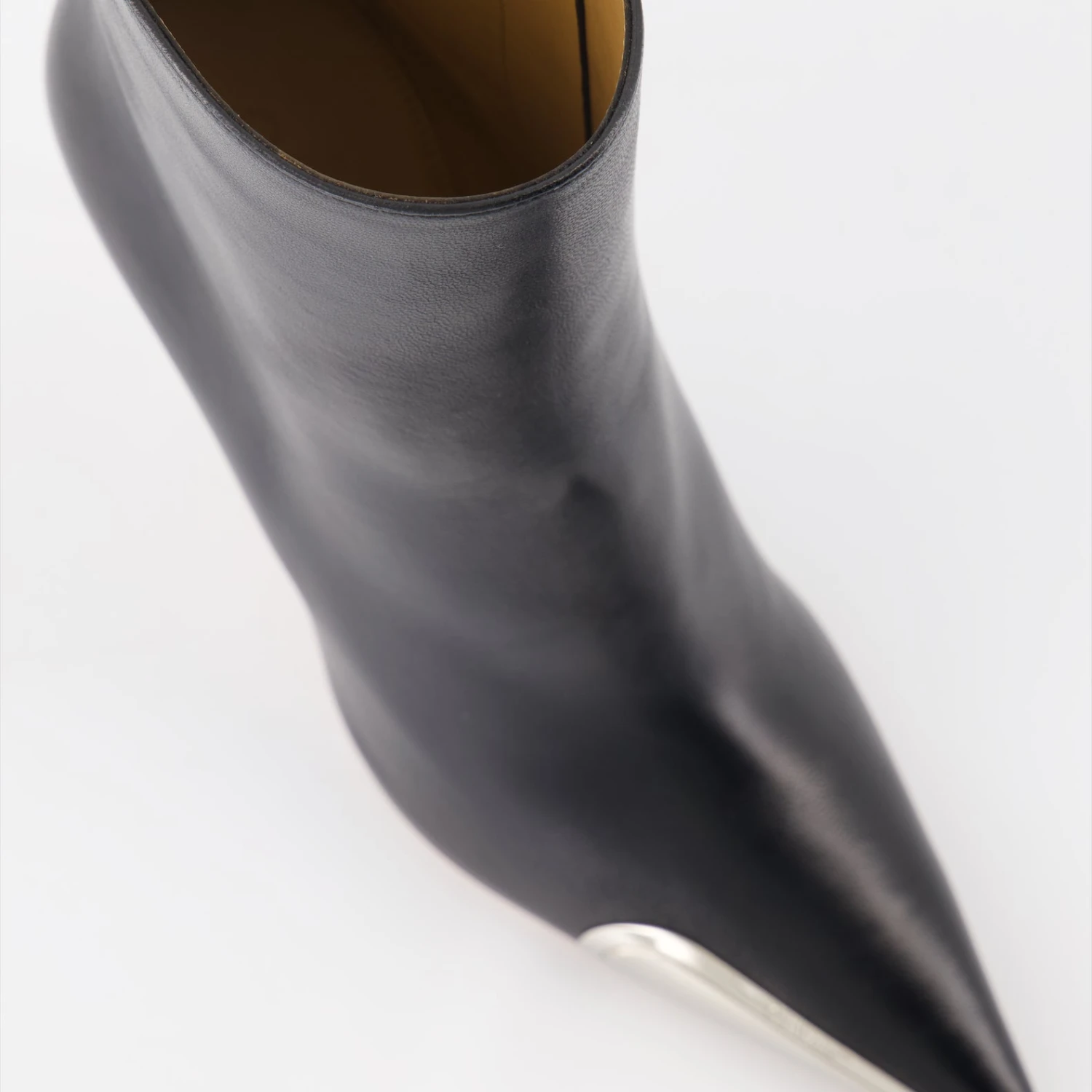 Off-White Silver Heeled Ankle Boots 5 Off-White Silver Heeled Ankle Boots - Image 5