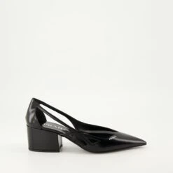 Prada Escarpins En Cuir Brillant