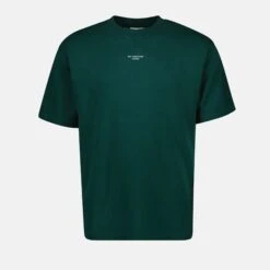 Drole De Monsieur T-shirt Slogan Classique Vert