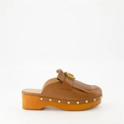 Valentino Garavani Sabots VLogo à Franges