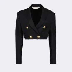 Palm Angels Cropped Blazer Jacket