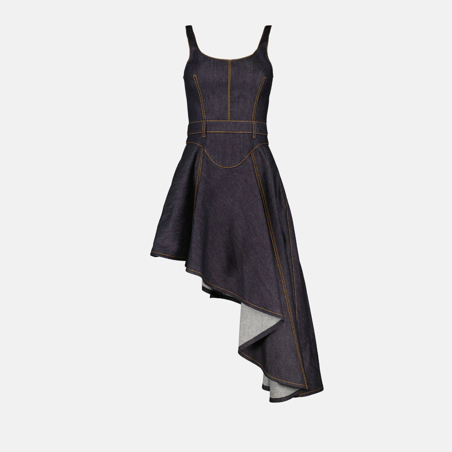 Alexander McQueen Denim Dress 1 Alexander McQueen Denim Dress