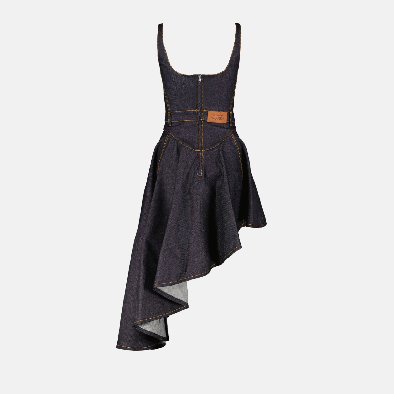 Alexander McQueen Denim Dress 2 Alexander McQueen Denim Dress - Image 2