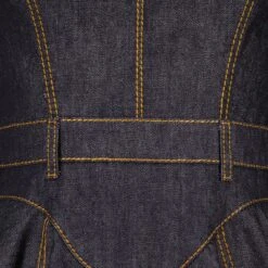 Alexander McQueen Denim Dress 5 Alexander McQueen Denim Dress -Fashion Clothing Store 13068868 2