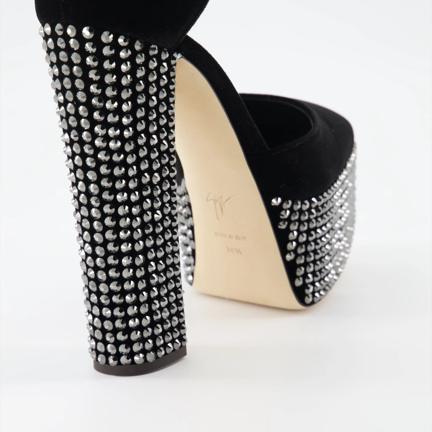 Giuseppe Zanotti Baby Rhinestone Pumps 4 Giuseppe Zanotti Baby Rhinestone Pumps - Image 4