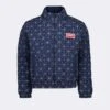 Kenzo Blue 'Sashiko Stitch' Down Jacket