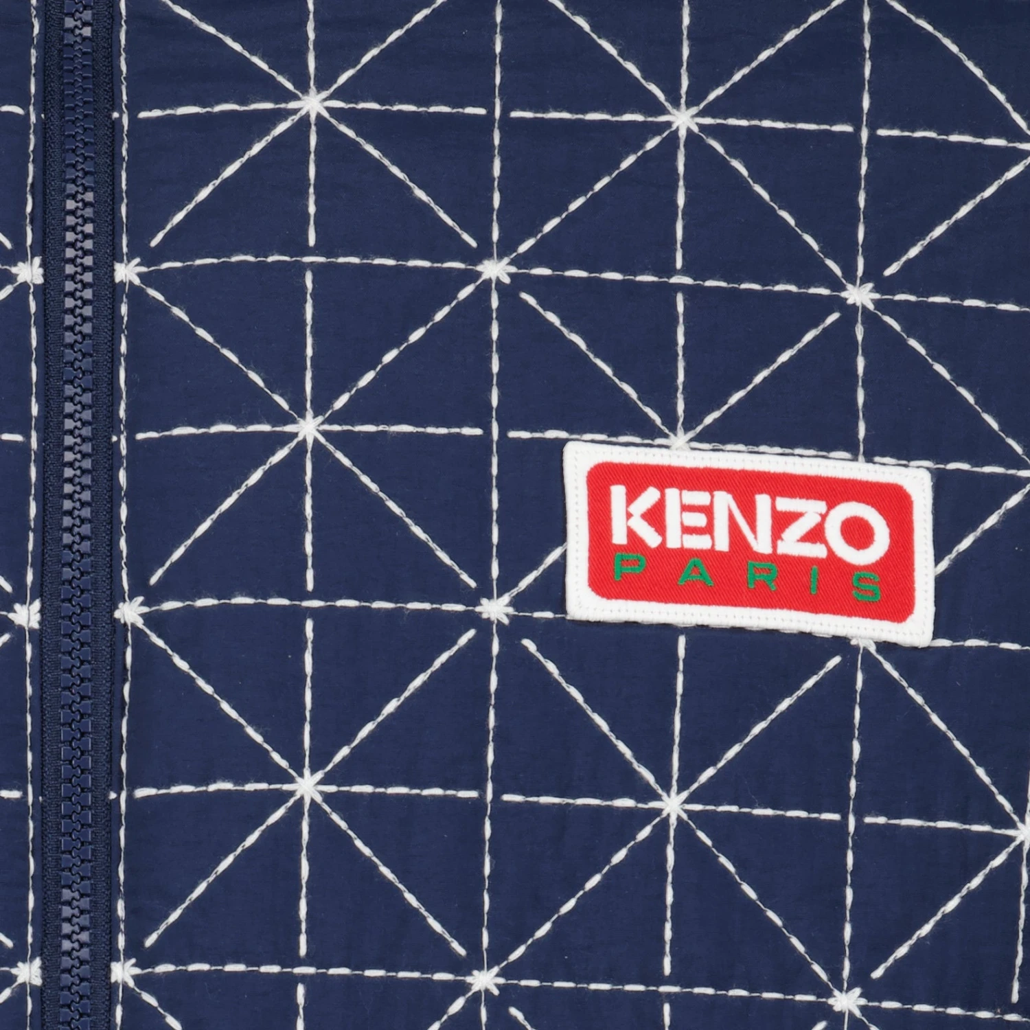 Kenzo Blue 'Sashiko Stitch' Down Jacket 3 Kenzo Blue 'Sashiko Stitch' Down Jacket - Image 3