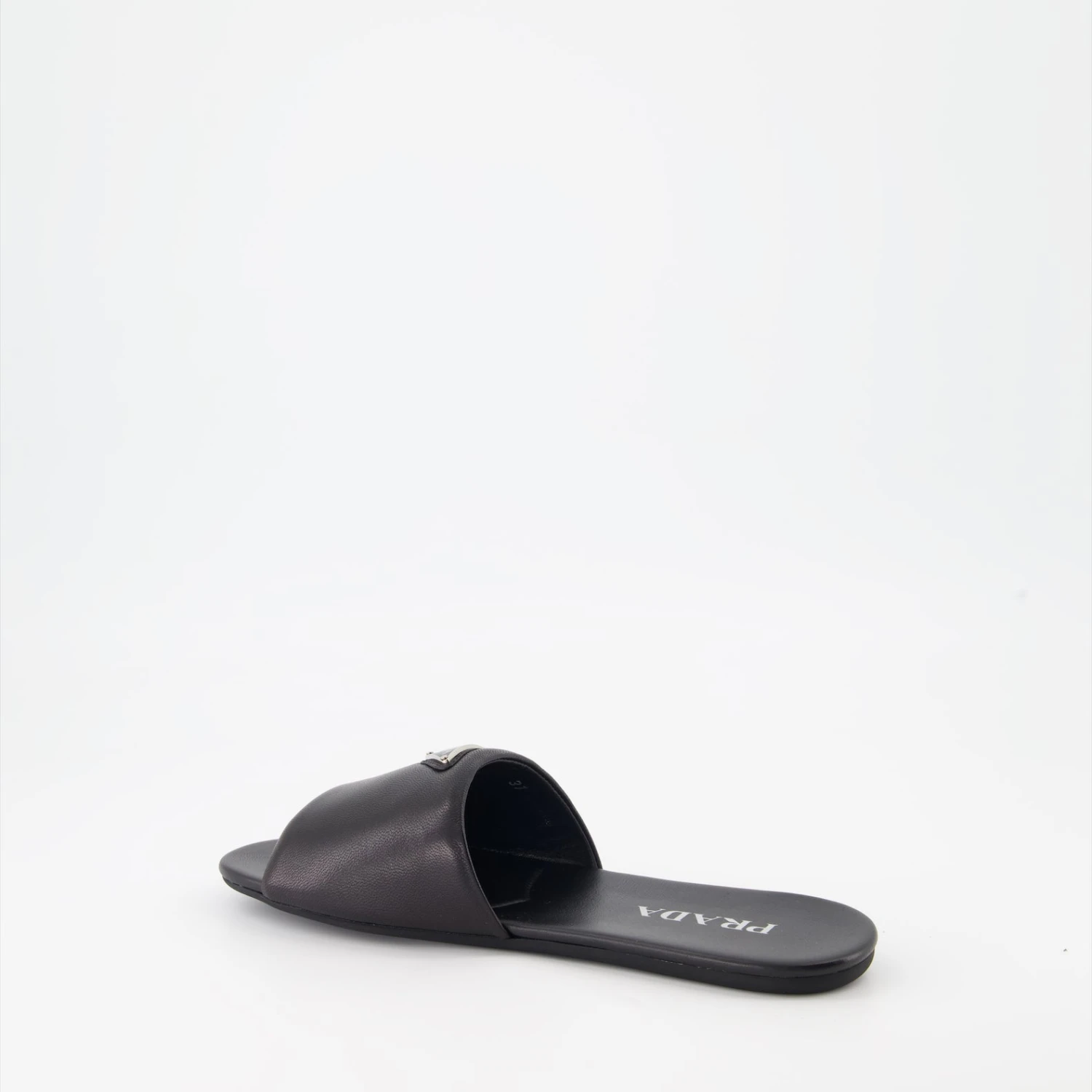 Prada Nappa Leather Slides 3 Prada Nappa Leather Slides - Image 3