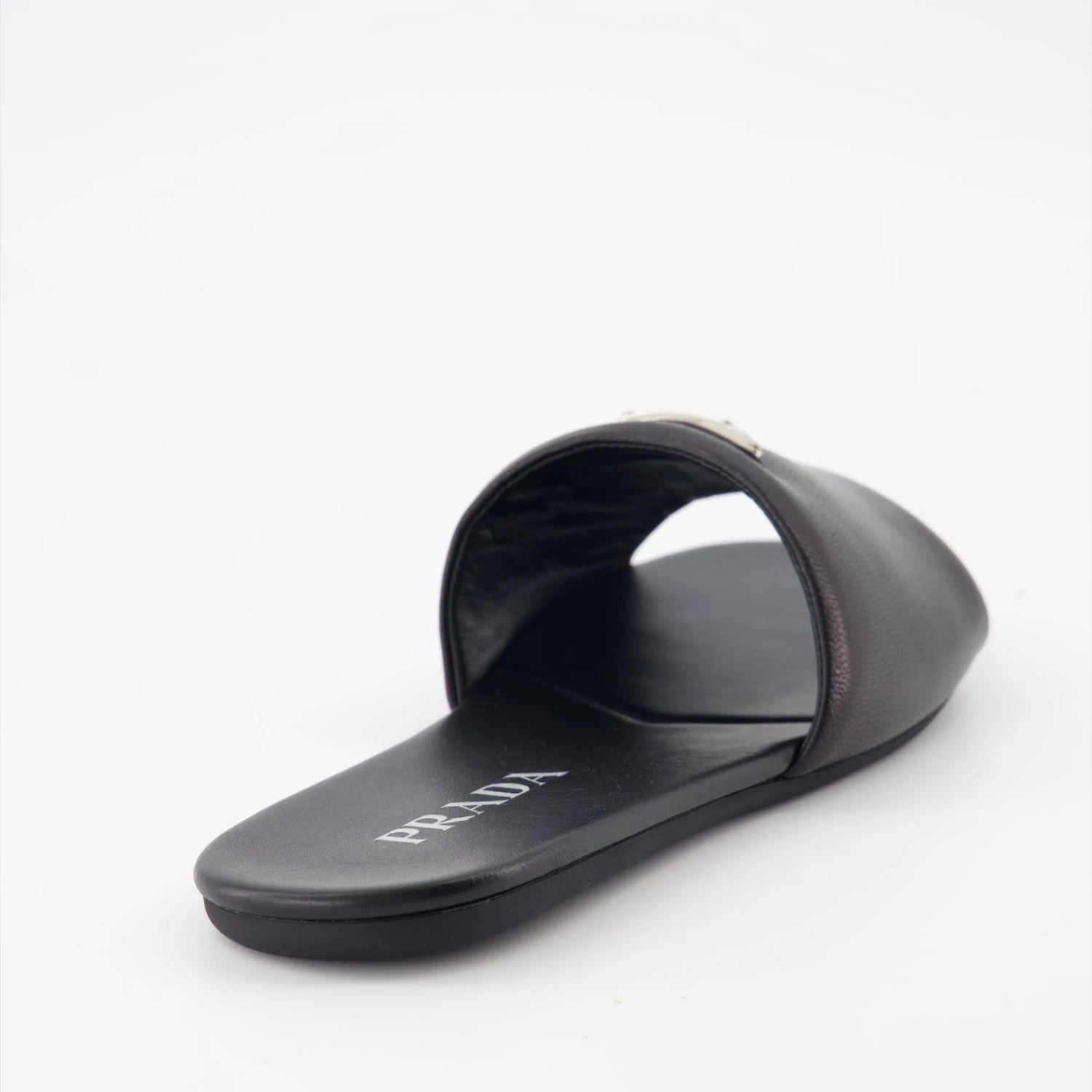 Prada Nappa Leather Slides 4 Prada Nappa Leather Slides - Image 4