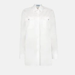 Prada Jeweled Button Shirt