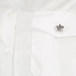 Prada Jeweled Button Shirt -Fashion Clothing Store 13107529 2