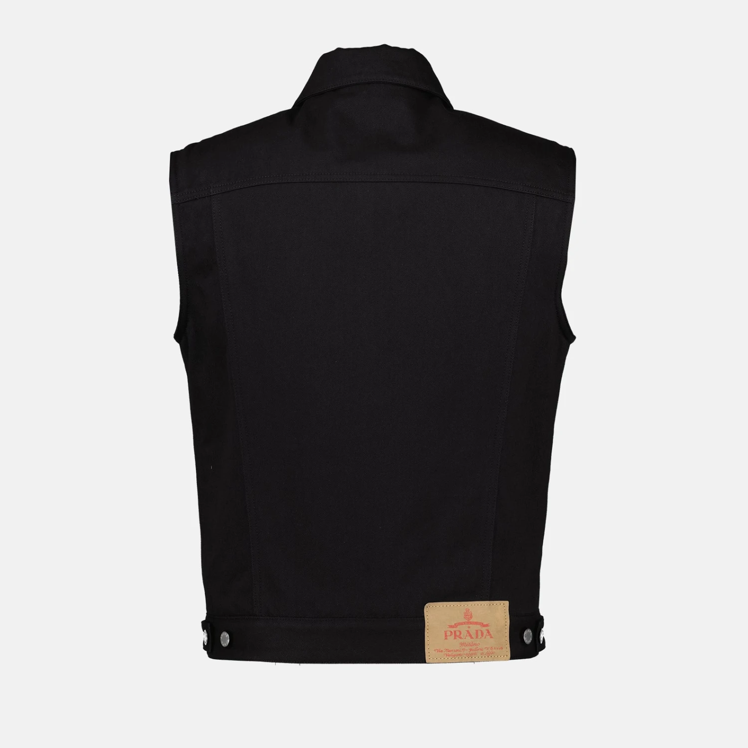 Prada Sleeveless Denim Jacket 2 Prada Sleeveless Denim Jacket - Image 2