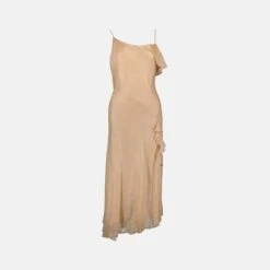 Victoria Beckham Lurex Slip Dress