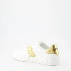Versace White Greca Sneakers -Fashion Clothing Store 13133719 3 testCM1584 1