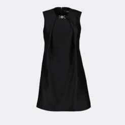 Versace Black Wool Dress
