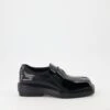 Prada Brushed Leather Loafers