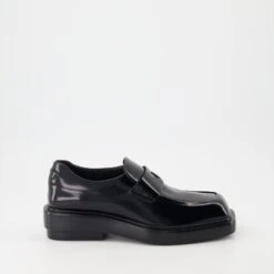 Prada Brushed Leather Loafers