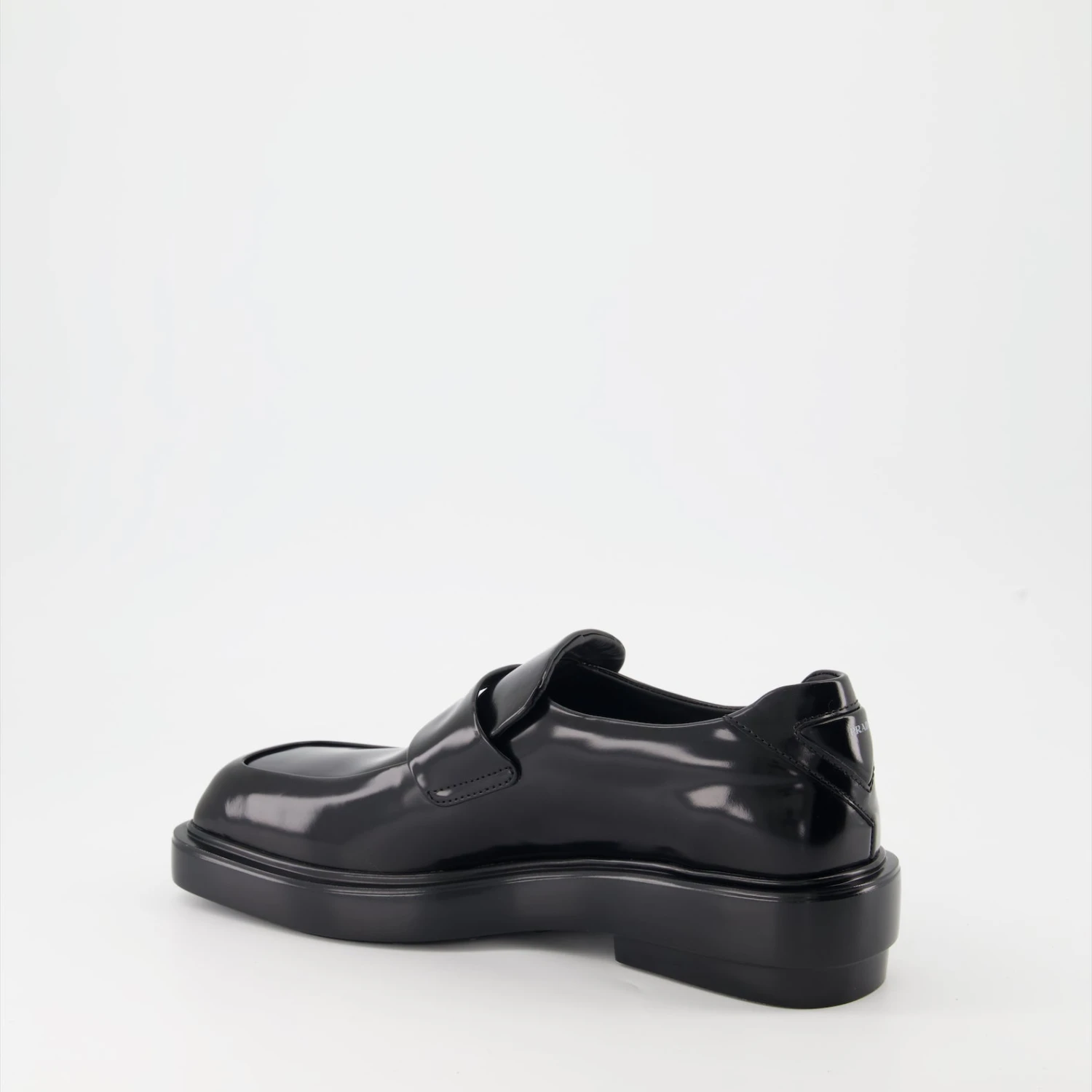 Prada Brushed Leather Loafers 3 Prada Brushed Leather Loafers - Image 3