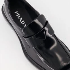 Prada Brushed Leather Loafers 10 Prada Brushed Leather Loafers -Fashion Clothing Store 150004064 5 testCM1584 1