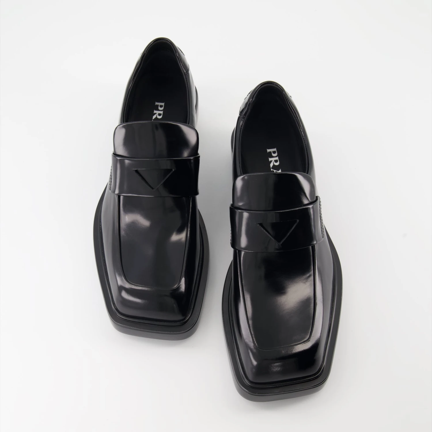 Prada Brushed Leather Loafers 6 Prada Brushed Leather Loafers - Image 6