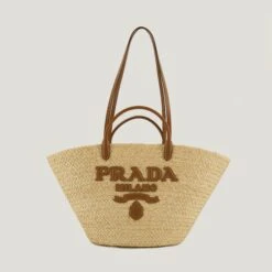 Prada Sac Cabas En Raphia