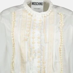 MOSCHINO Robe Chemise En Popeline -Fashion Clothing Store 15e3ea6a01c59f326c2e2cabe5d0f3ed
