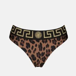Versace Bas De Bikini Léopard