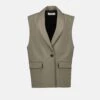 IRO Blazer Beige Sans Manches Cynesa
