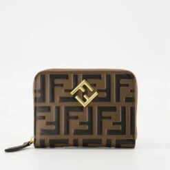 FENDI Portefeuilles Zippé FF Diamonds