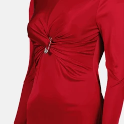 Versace Robe De Cocktail Rouge -Fashion Clothing Store 5192866d6f8e5927b0d61fc2960d0732