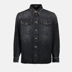 Versace Chemise En Jean