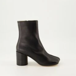 Bottines En Cuir Stitch-Out