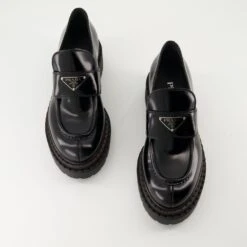 Prada Mocassins En Cuir Chocolate -Fashion Clothing Store 6f4064da2df2b001fa5f2dc05f131fa3