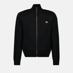 Versace Veste Zippée En Cachemire