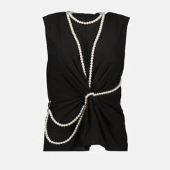 MOSCHINO Top à Perles