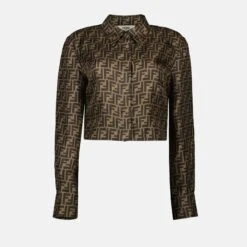 FENDI Chemise FF En Soie