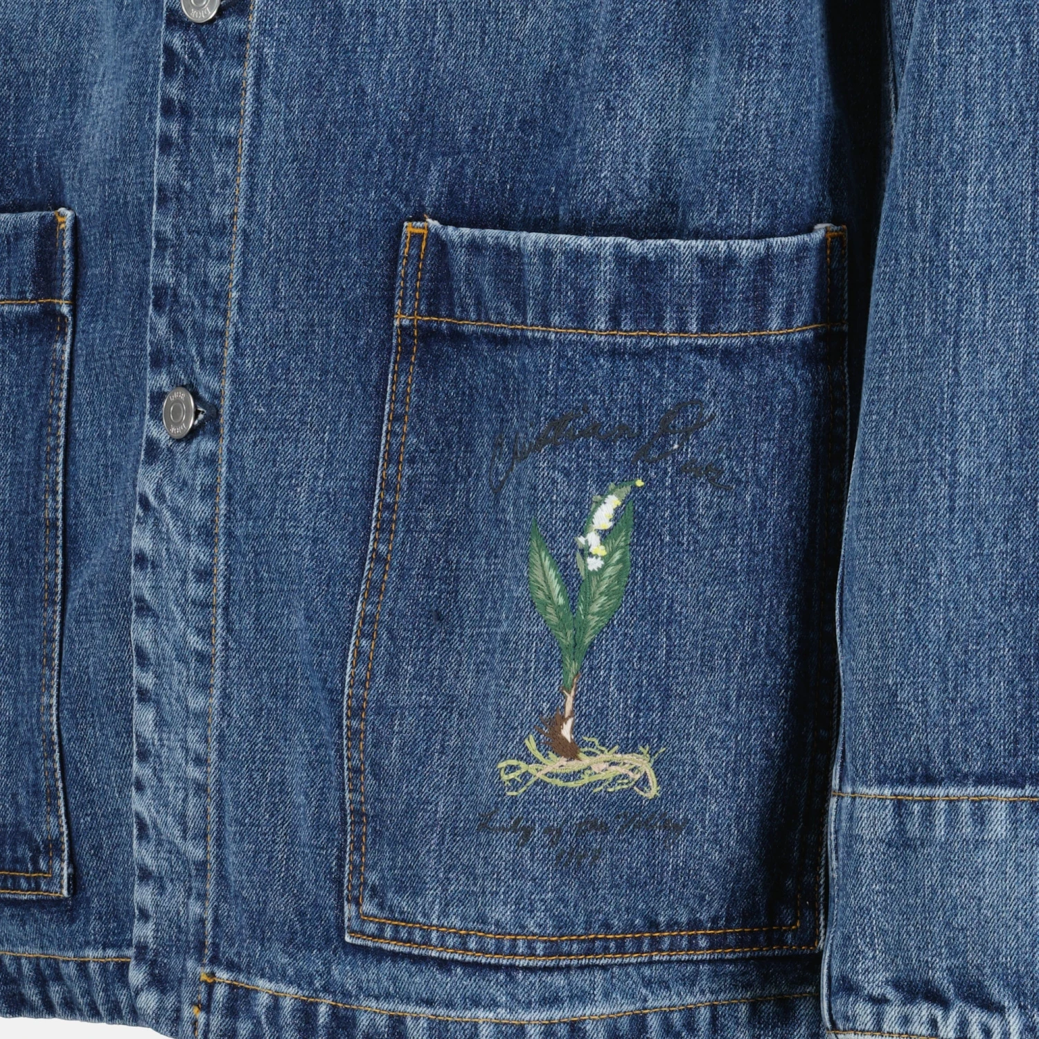 DIOR Veste En Jean CD Muguet 2 DIOR Veste En Jean CD Muguet - Image 2