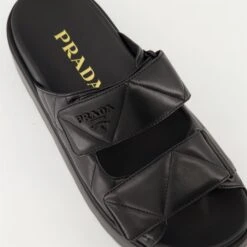 Prada Mules En Cuir Matelassé -Fashion Clothing Store 83b48efddfa1e4fc755b7c96e758785d