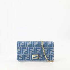 FENDI Portefeuille Baguette Avec Chaîne