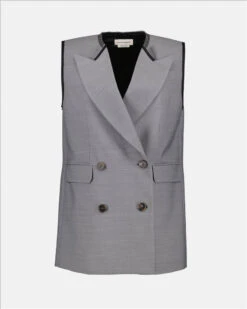 Alexander McQueen Sleeveless Blazer