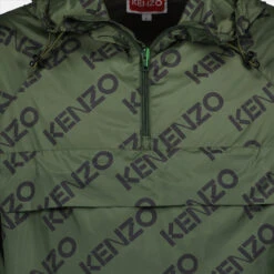 Kenzo Monogram Logo Windbreaker -Fashion Clothing Store coupe vent monogramme vert 936511e8 5a24 4ede aee4 de7713396763