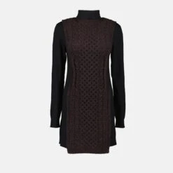 FENDI Pull Violet Et Jaune