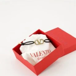 Valentino Garavani Bracelet Cordon VLogo -Fashion Clothing Store dda7383726efd6b1651efb35e974c5f2