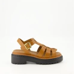 Prada Sandales En Cuir