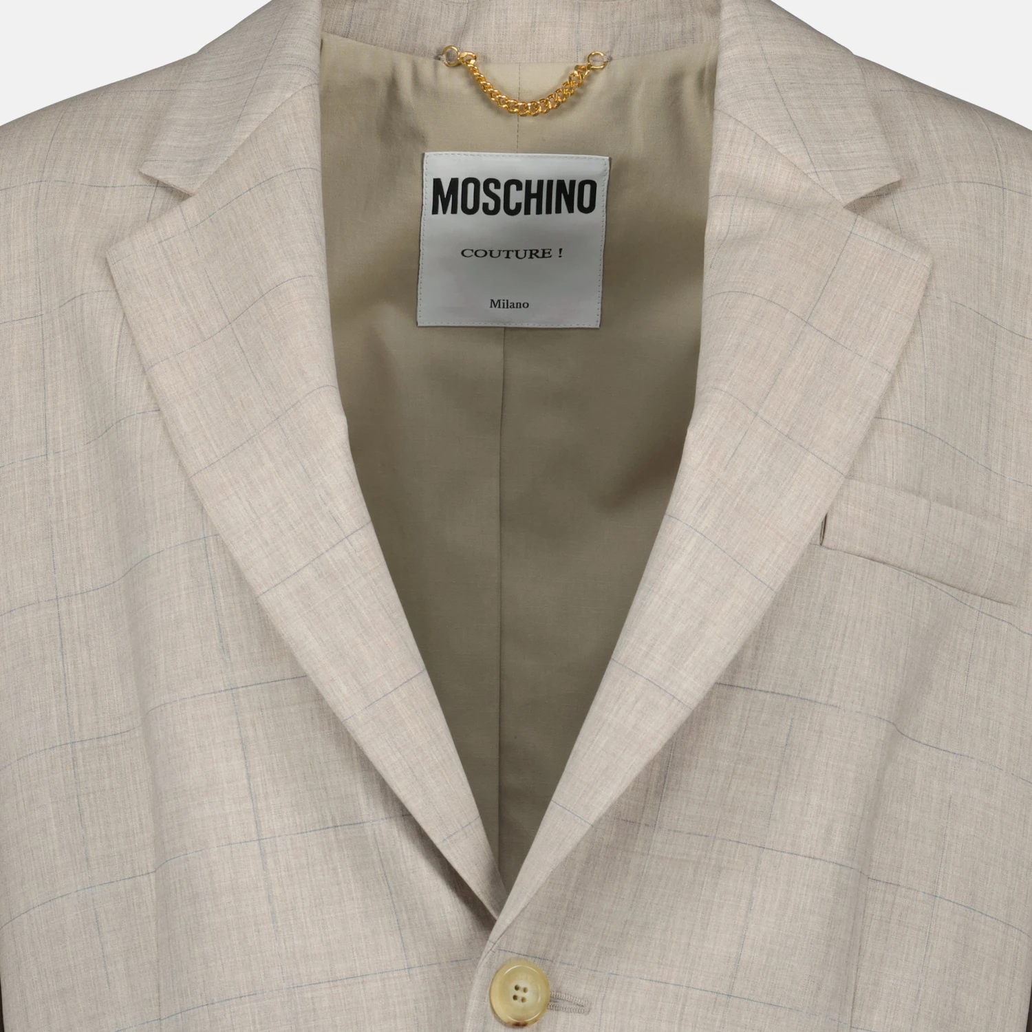 MOSCHINO Blazer à Carreaux 3 MOSCHINO Blazer à Carreaux - Image 3