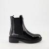 Prada Bottines En Cuir Verni